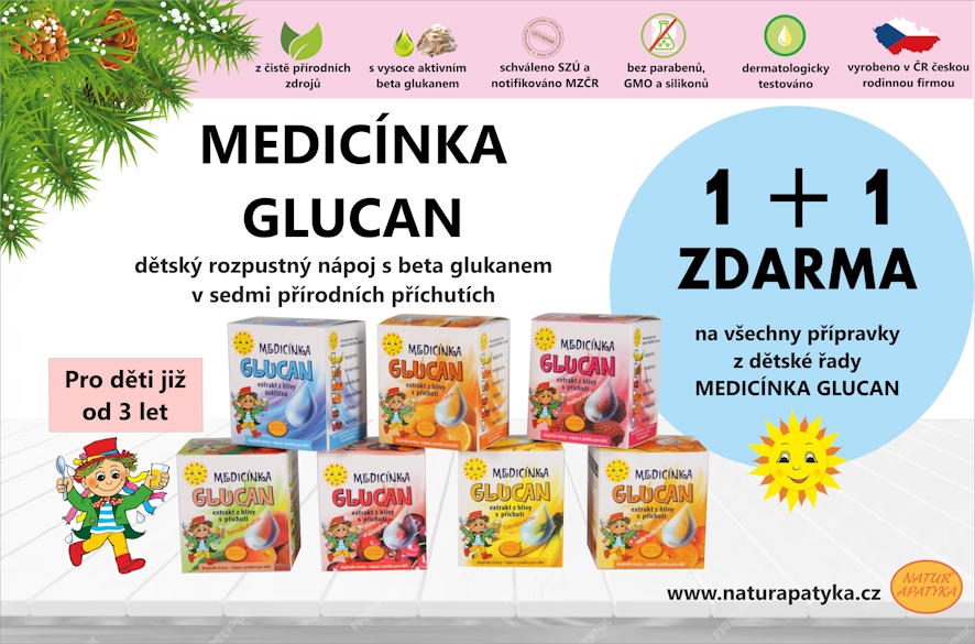 Medicínka akce Leden 1+1 zdarma 